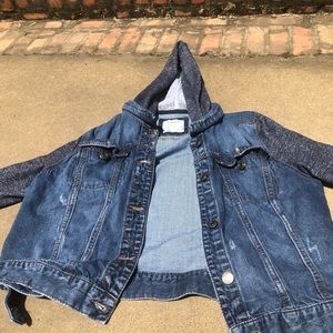 Denim jacket.